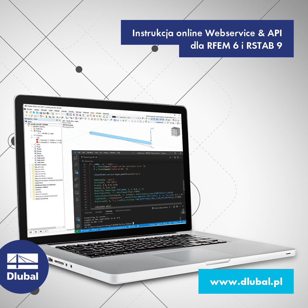 Instrukcja obsługi online &amp; API dla RFEM 6 i RSTAB 9