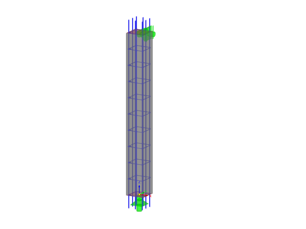 KB 001733 | Wymiarowanie słupa żelbetowego zgodnie z ACI 318-19 w RFEM 6