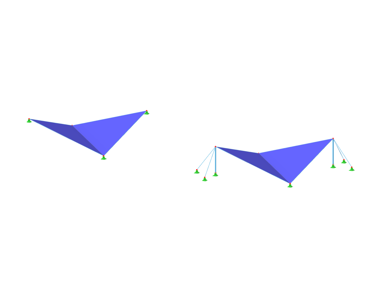 Konstrukcja membranowa, Form-Finding