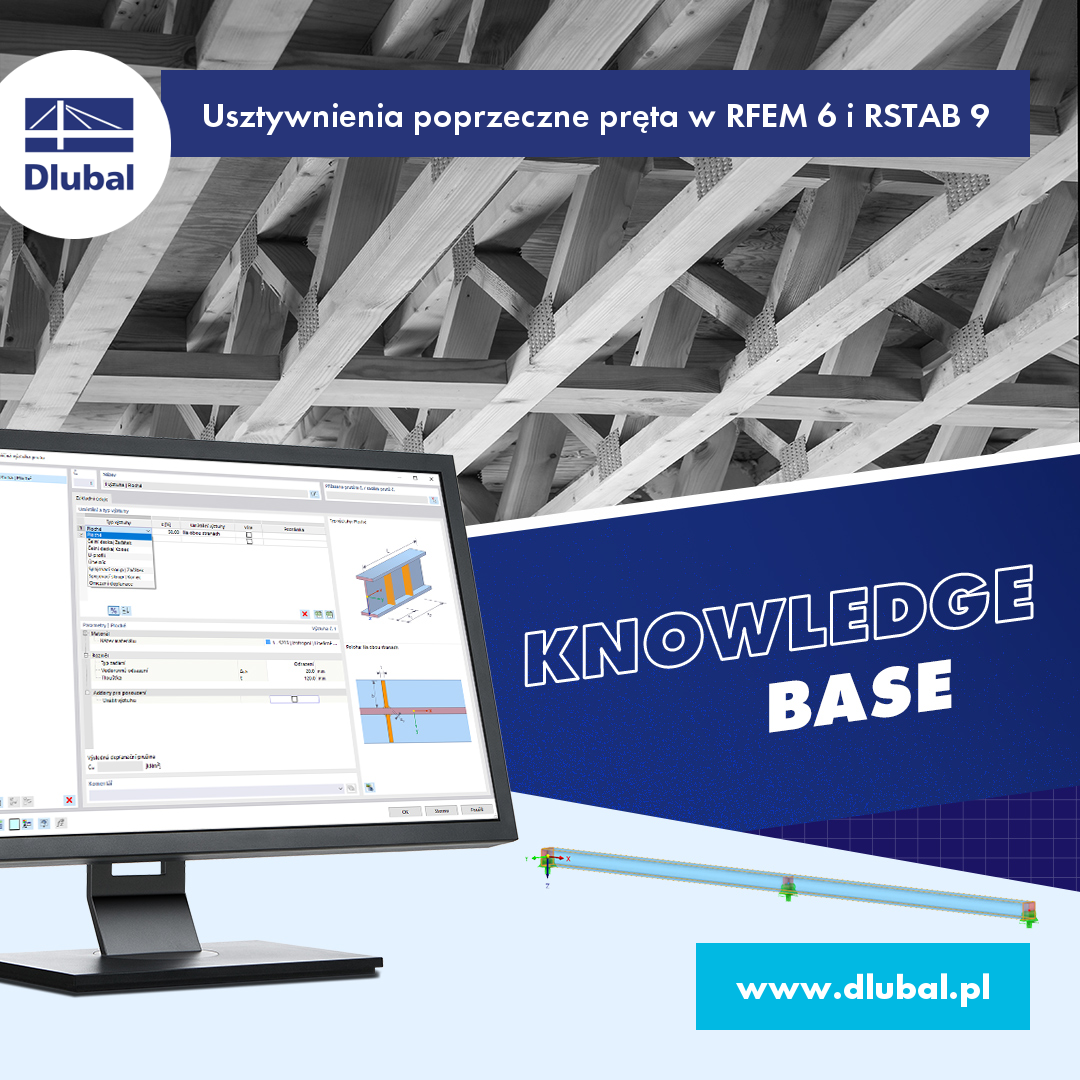 Usztywnienia poprzeczne pręta w RFEM 6 i RSTAB 9
