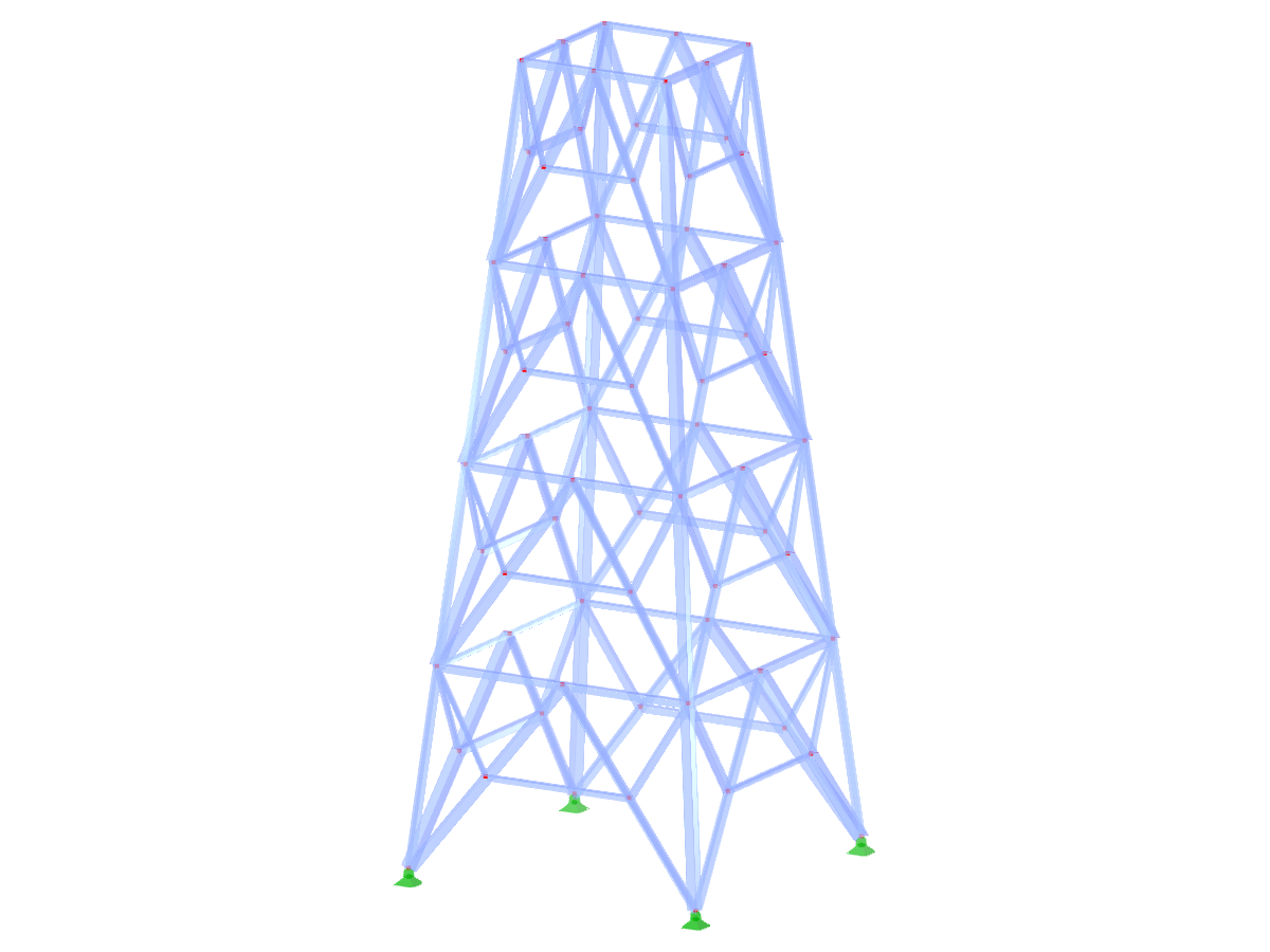 Model nr 2194 | TSR053-a | Maszt kratowy