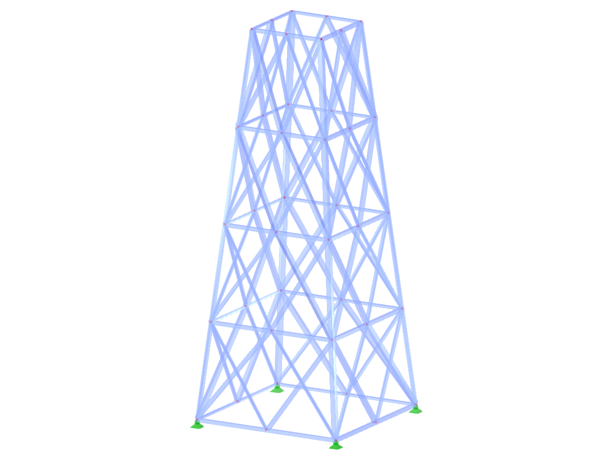 Model nr 2196 | TSR063-a | Maszt kratowy