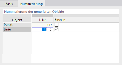 Dostosowywanie numeracji wygenerowanych obiektów