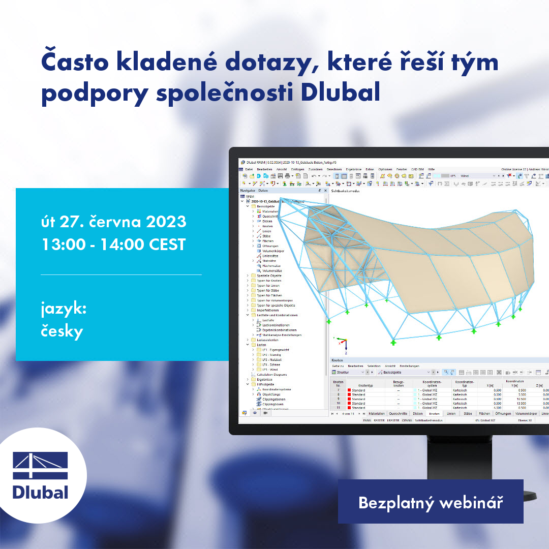 Najczęściej zadawane pytania, na które odpowiada zespół pomocy technicznej firmy Dlubal