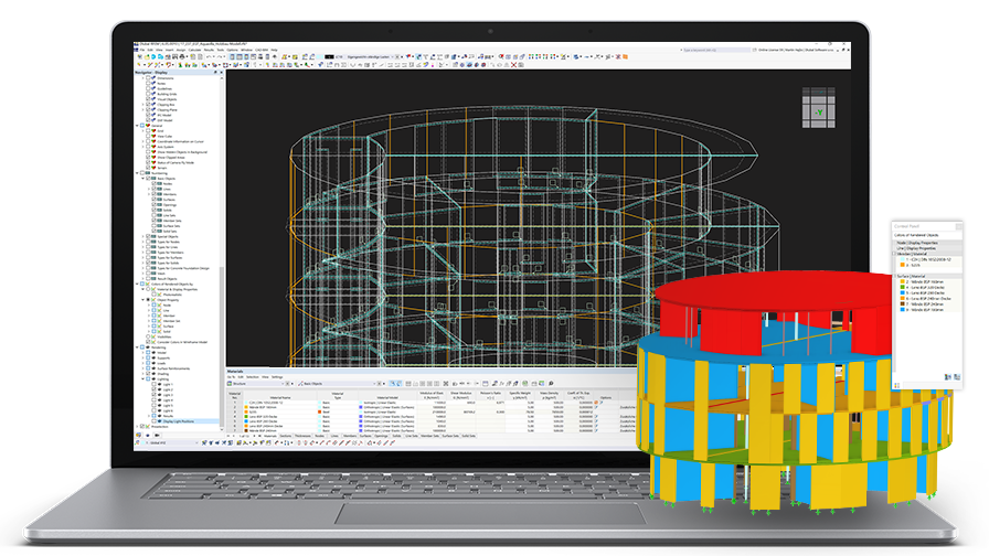 (L) Baner w programie RFEM