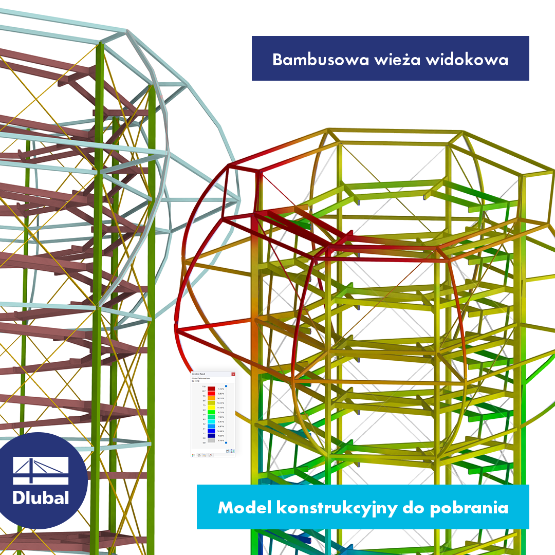 Bambusowa wieża widokowa