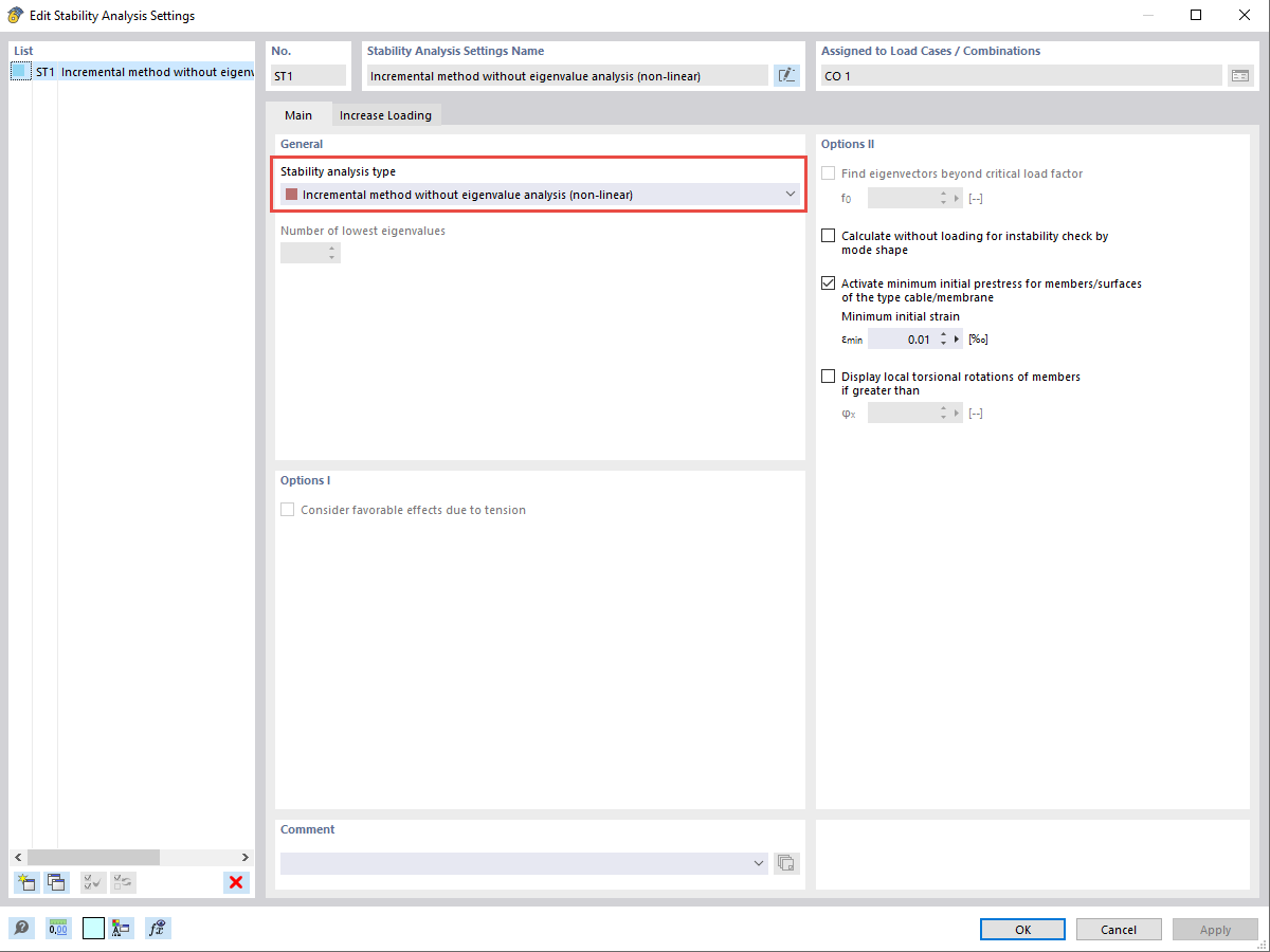 FAQ 005397 | Czy mogę stopniowo zwiększać obciążenie w programie RFEM 6 lub RSTAB 9?