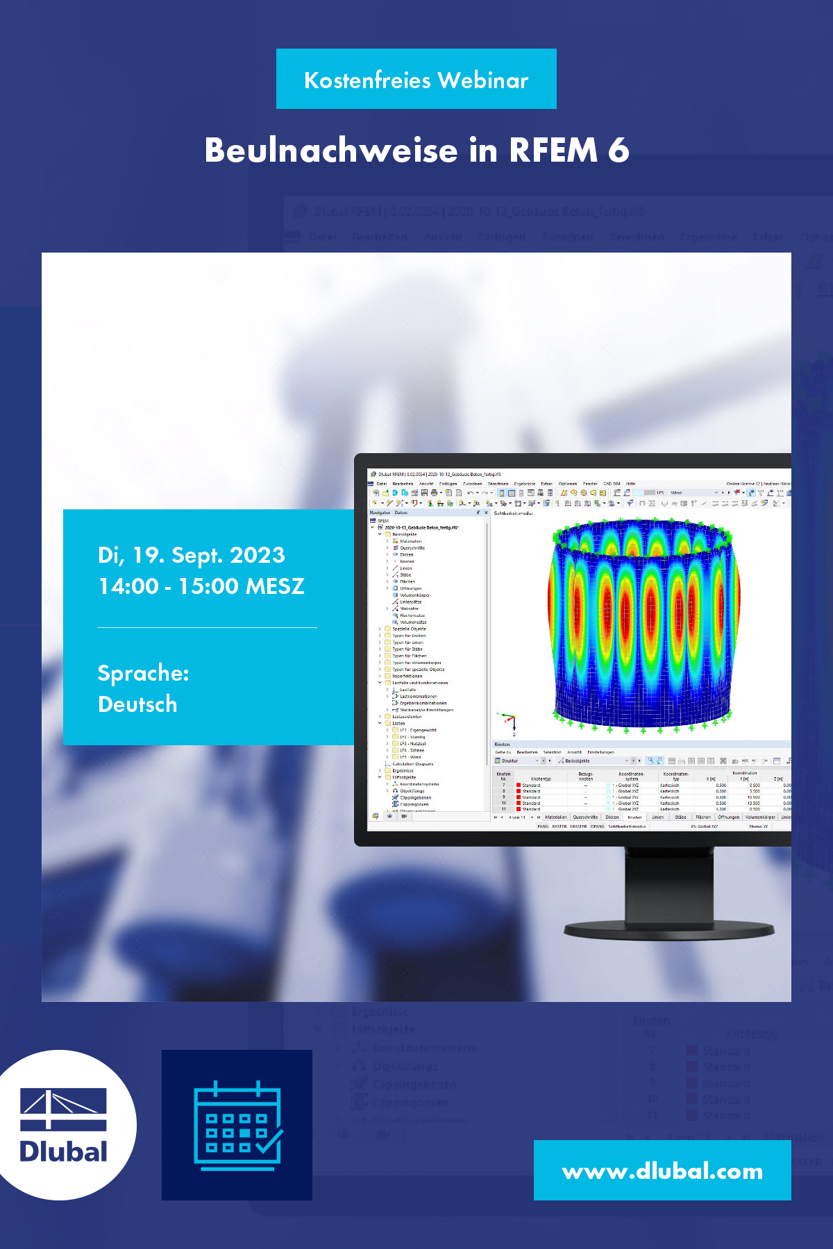 Analiza wyboczenia w RFEM 6