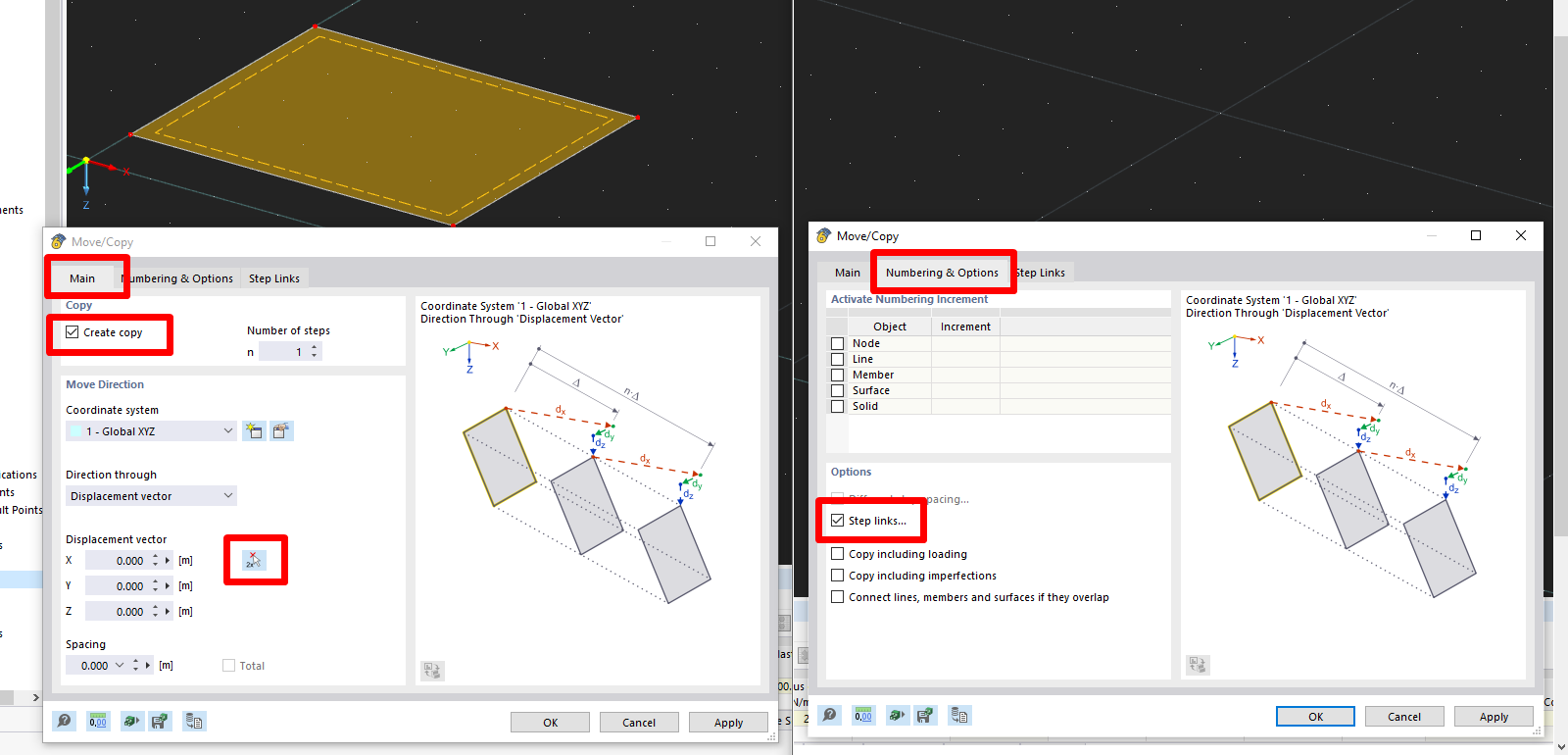 FAQ 005414 | Jak utworzyć bryłę kontaktową między dwiema powierzchniami w programie RFEM?