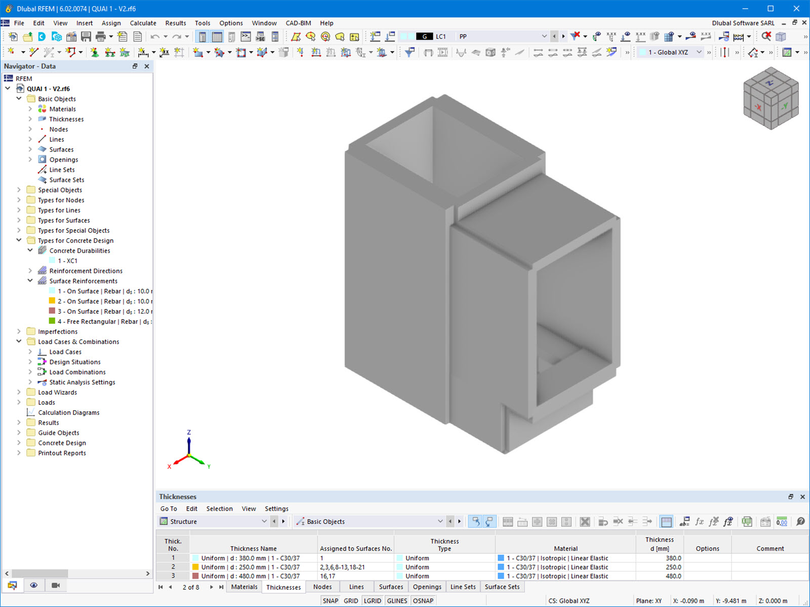 Model szybu windowego (© ETL Structures)