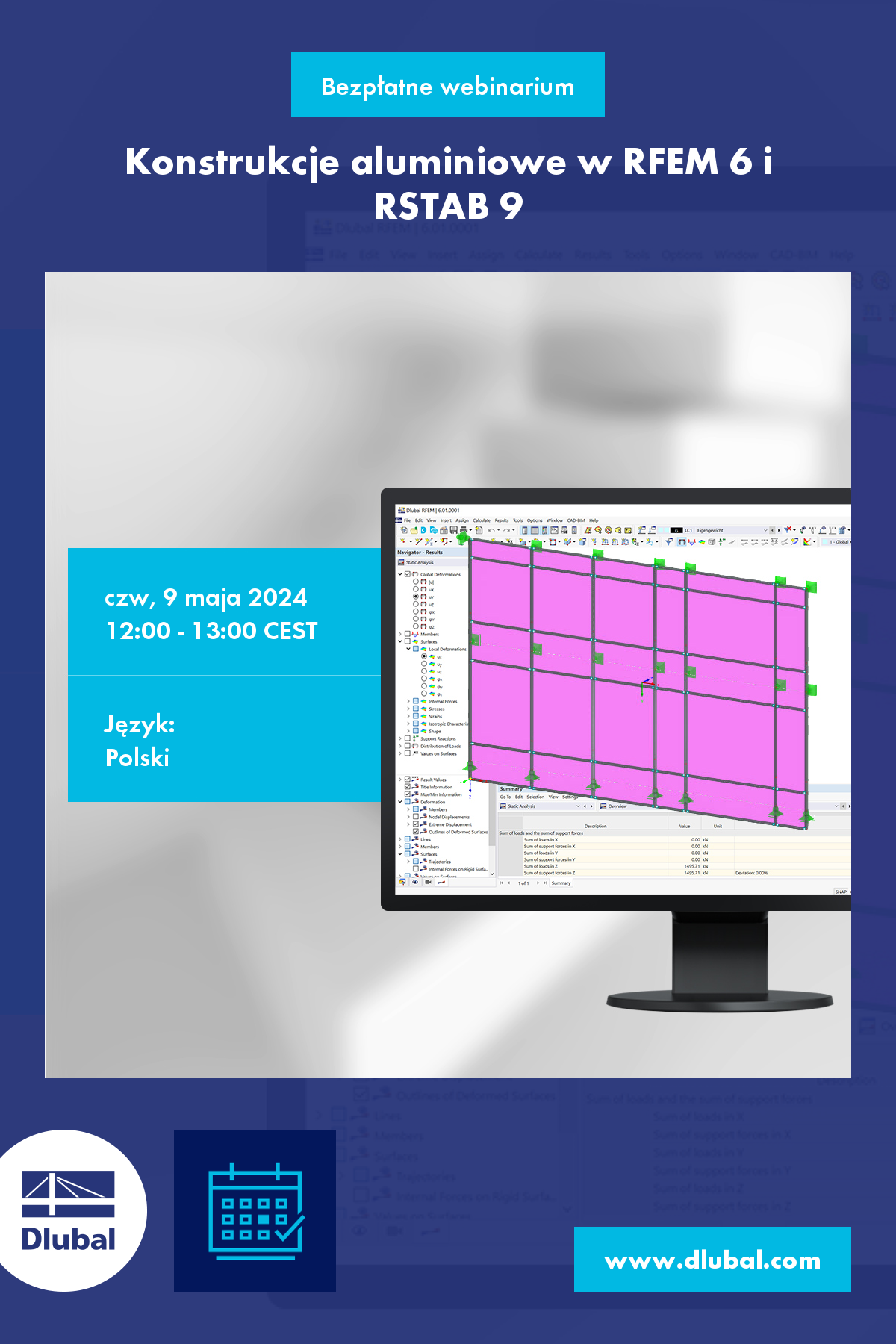 Konstrukcje aluminiowe w RFEM 6 i RSTAB 9