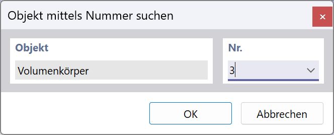 FAQ 005547 | Jak znaleźć bryłę o określonej liczbie w programie RFEM 6?