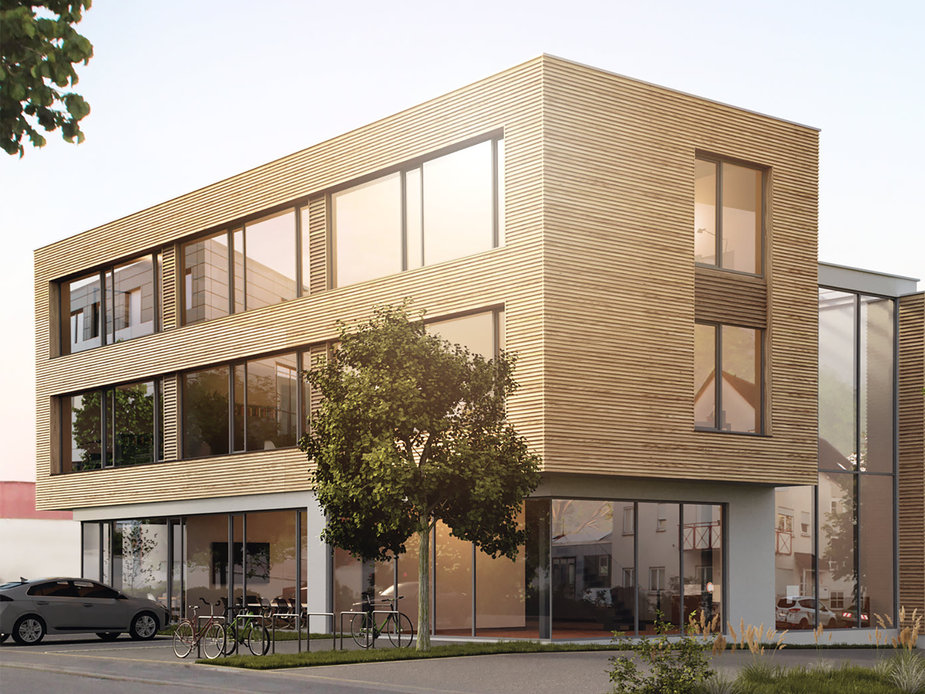 Budynek biurowy Stadtwerke Kirchheim unter Teck, Niemcy (rendering) | © MEDIA 4D GmbH