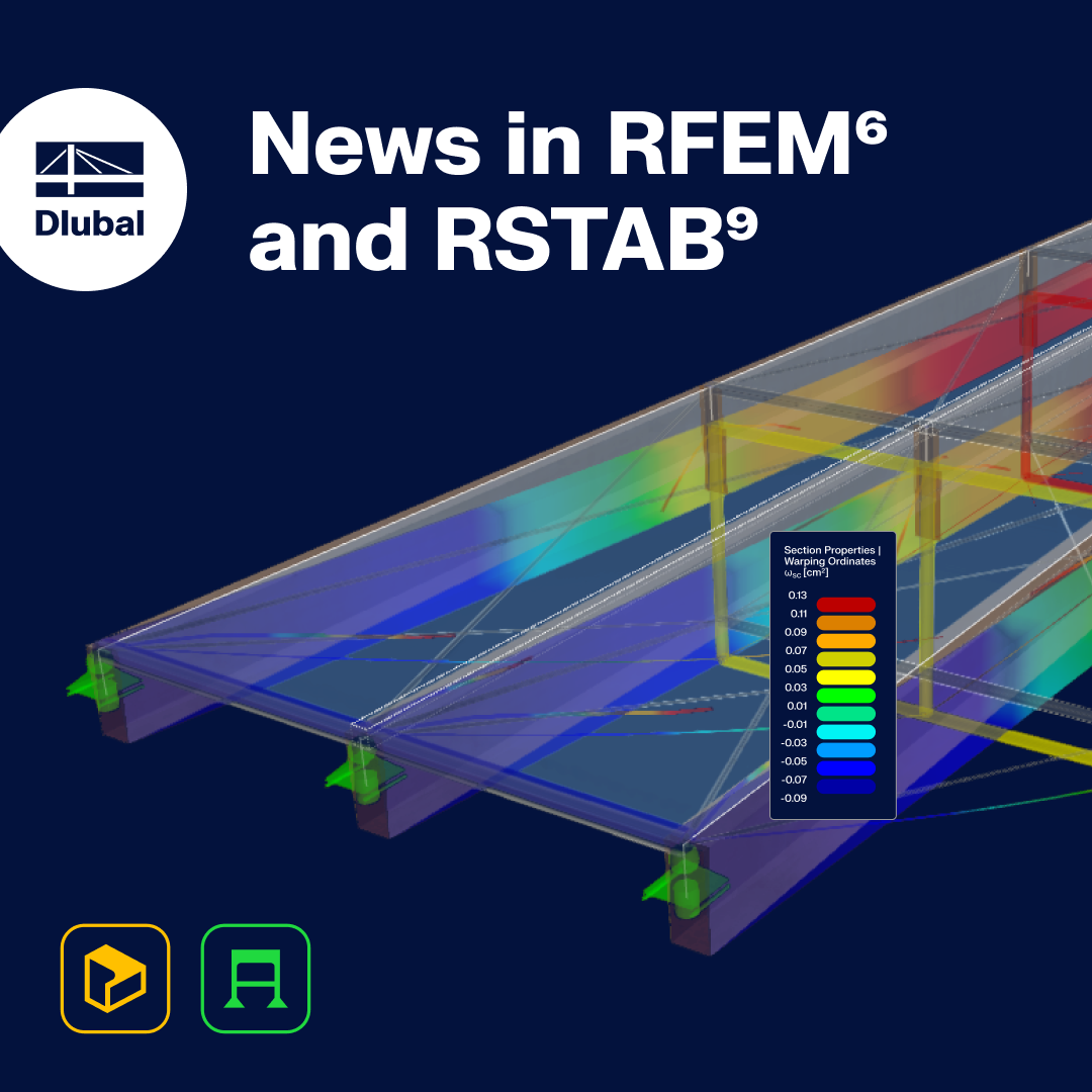 Webinarium prezentujące nowe funkcje w RFEM 6 i RSTAB 9