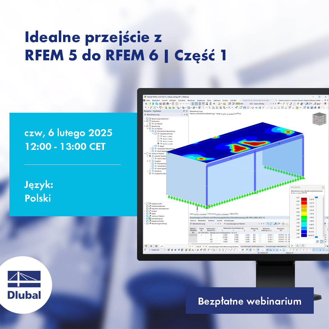 Idealne przejście z \n RFEM 5 do RFEM 6 | Część 1