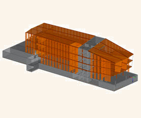 Programa de cálculo estrutural RFEM | Casa dos lavradores de Baden em Friburgo, Alemanha