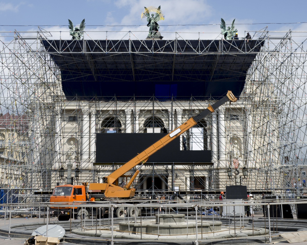 Estrutura de palco