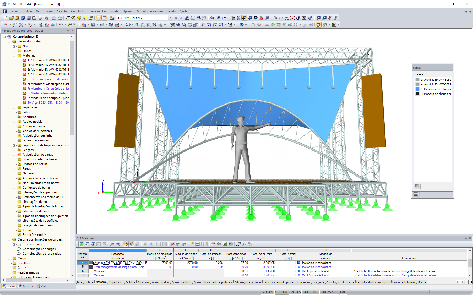 Palco de concertos no RFEM