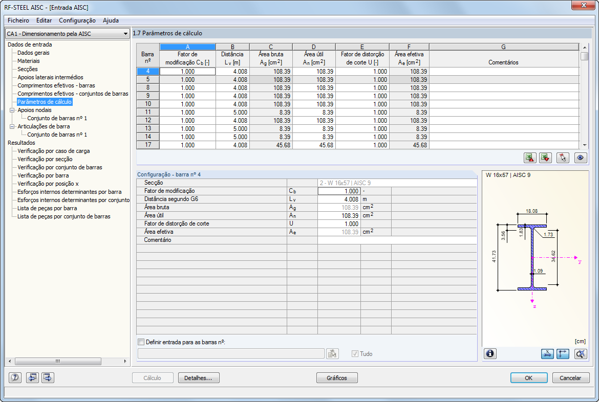 Bemessungsparameter