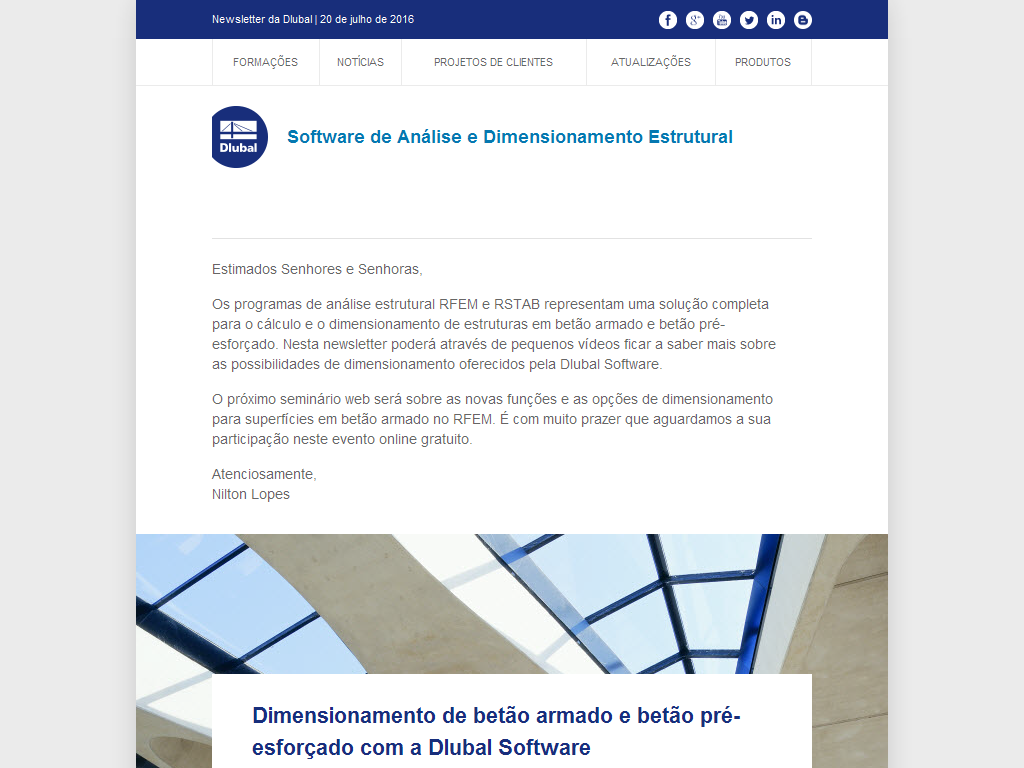 Dlubal-Newsletter | Juli 2016