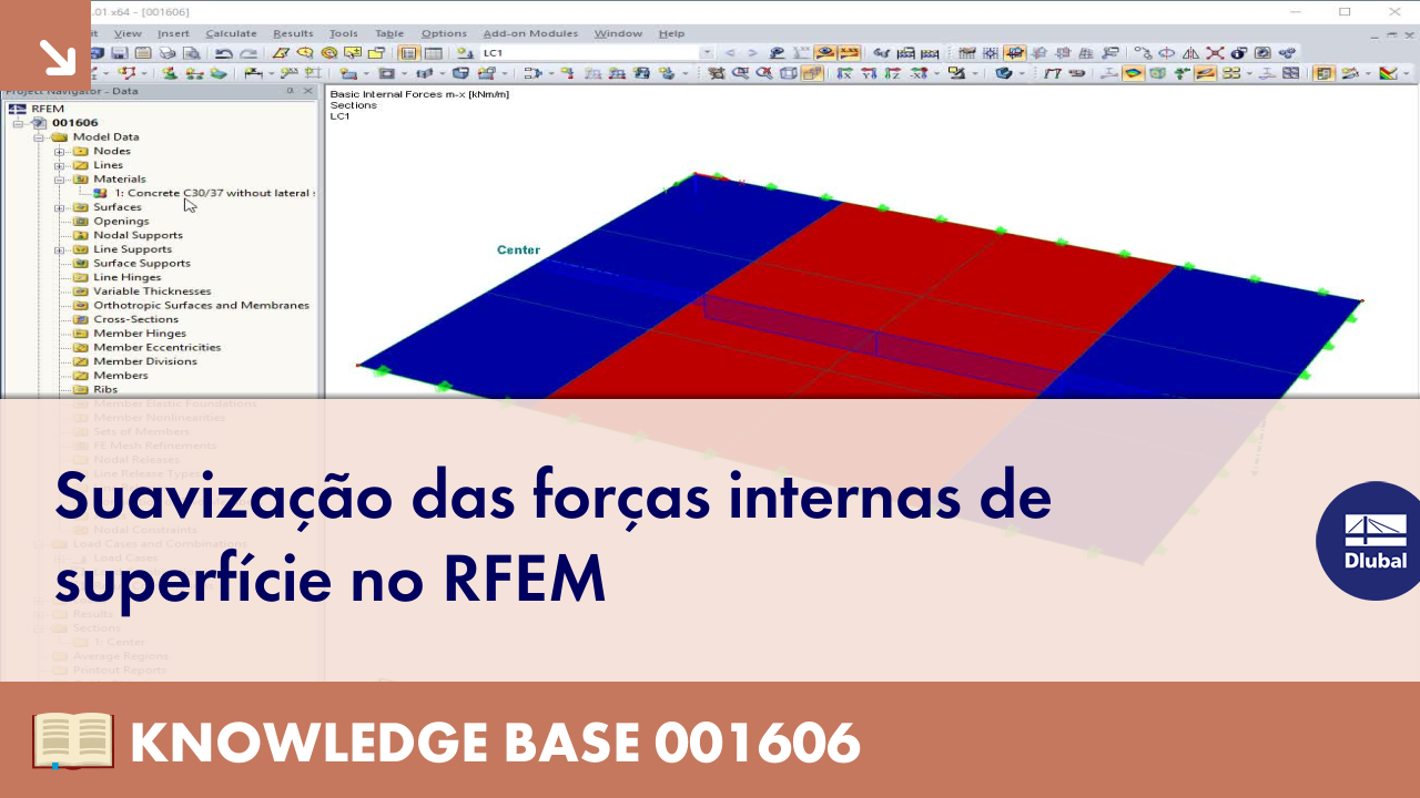 Glättung der Flächenschnittgrößen in RFEM