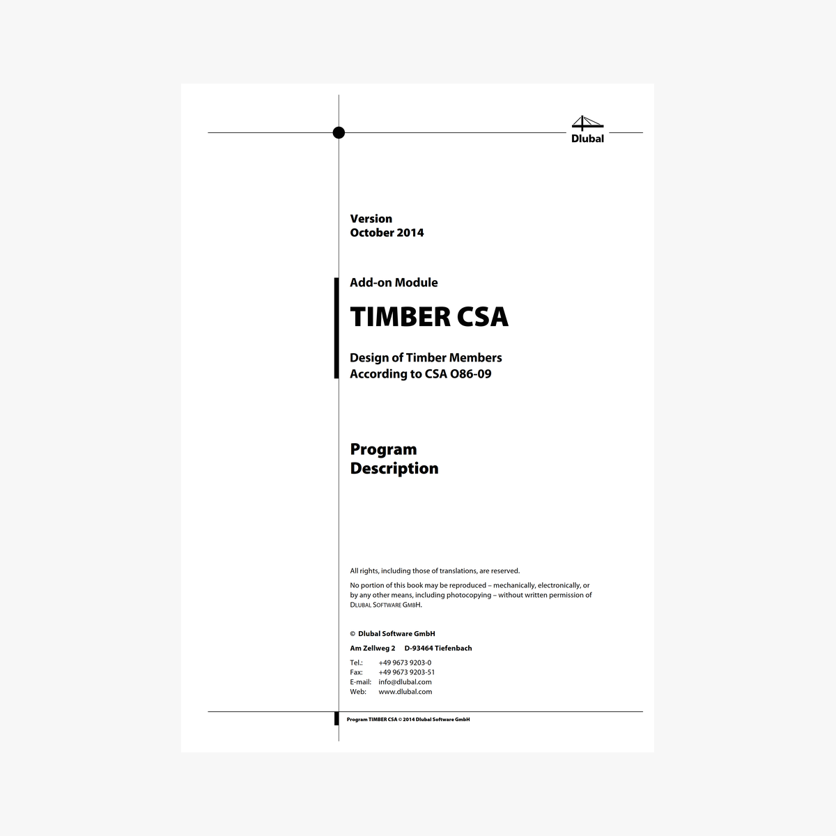 Manual TIMBER CSA