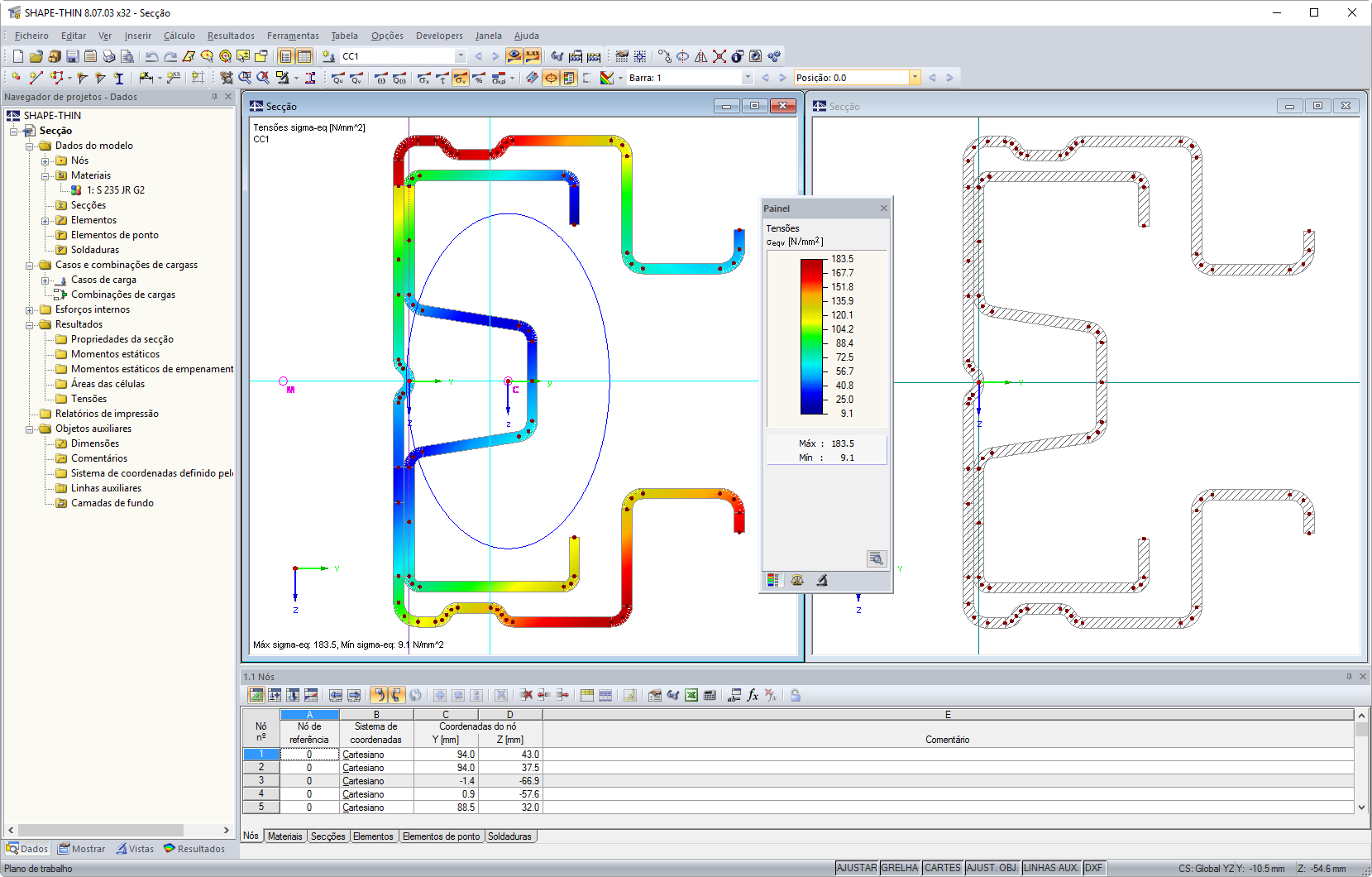 SHAPE -THIN com nova interface de utilizador