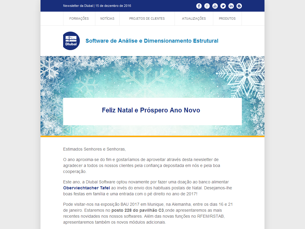 Dlubal-Newsletter | Dezember 2016