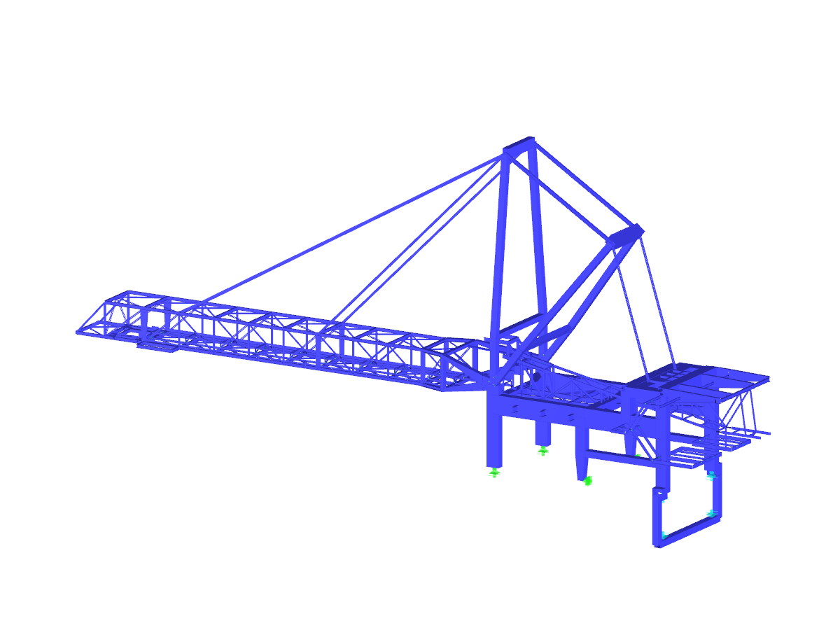 Superestrutura de carregador de navios