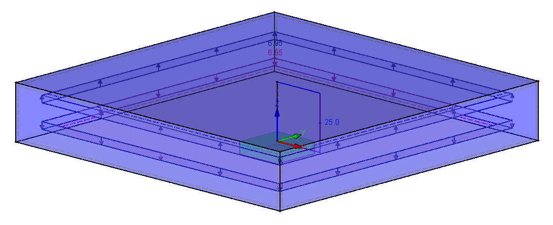 Modelo de MEF simplificado para pré-dimensionamento