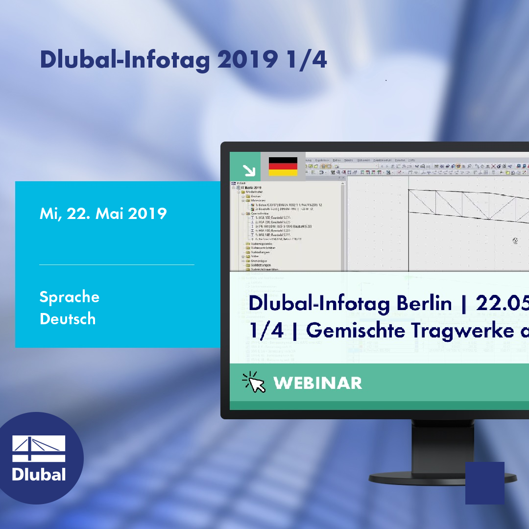 Dlubal Info Jornada 2019 1/4