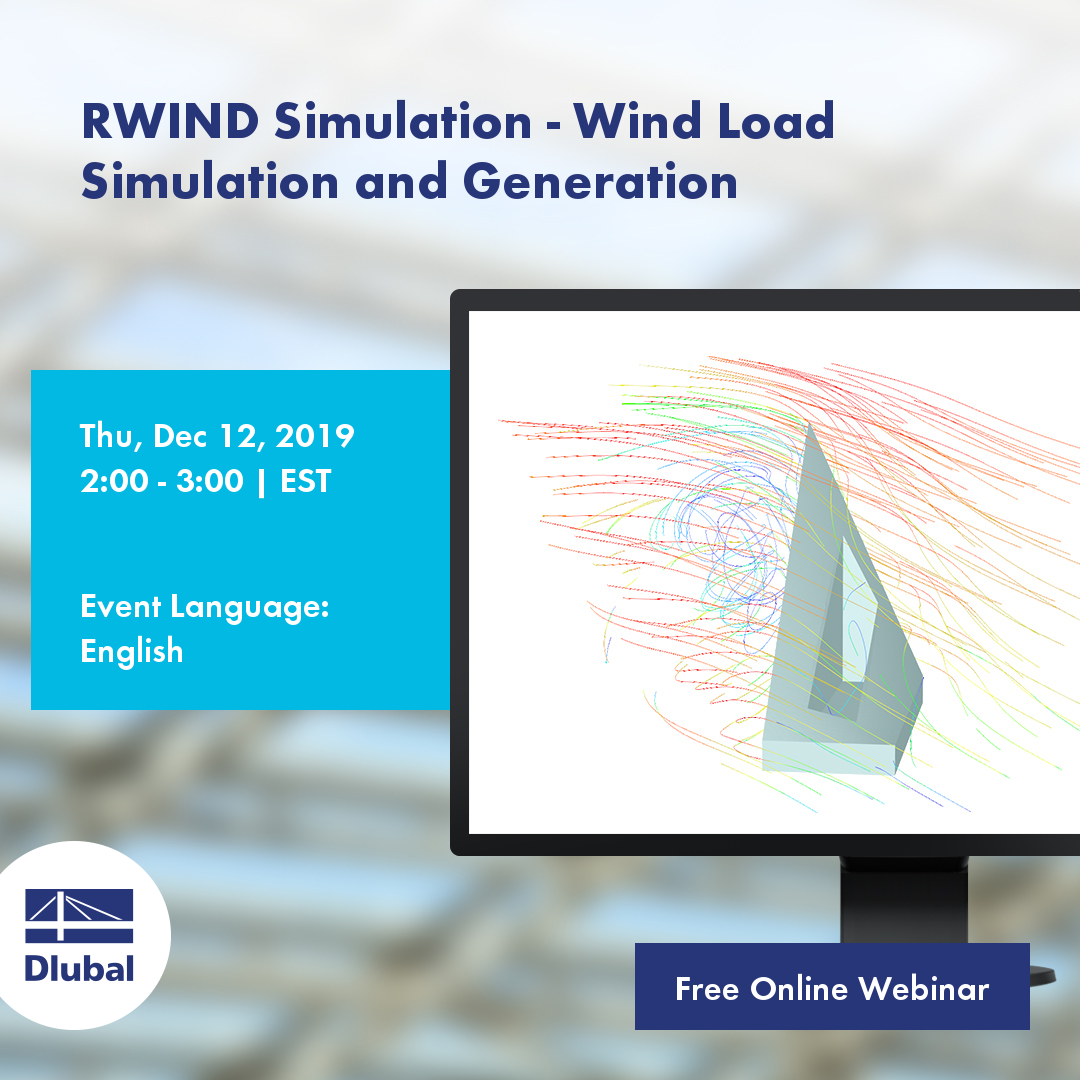 RWIND Simulation - Simulação e geração de cargas de vento