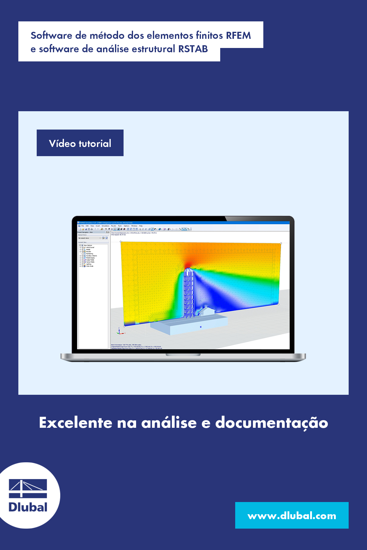 Software de elementos finitos RFEM \n e software de estruturas reticuladas RSTAB