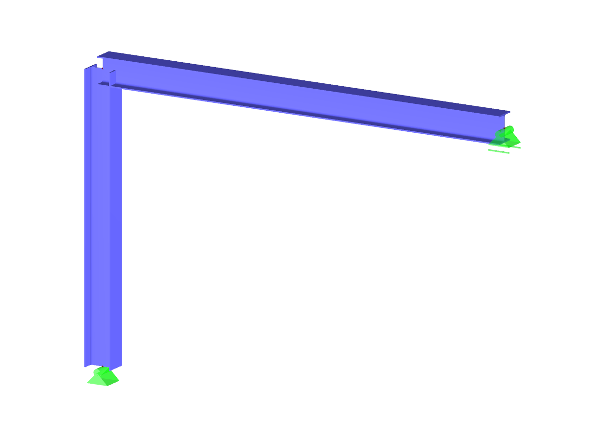 Pórtico com fundação considerando atrito horizontal