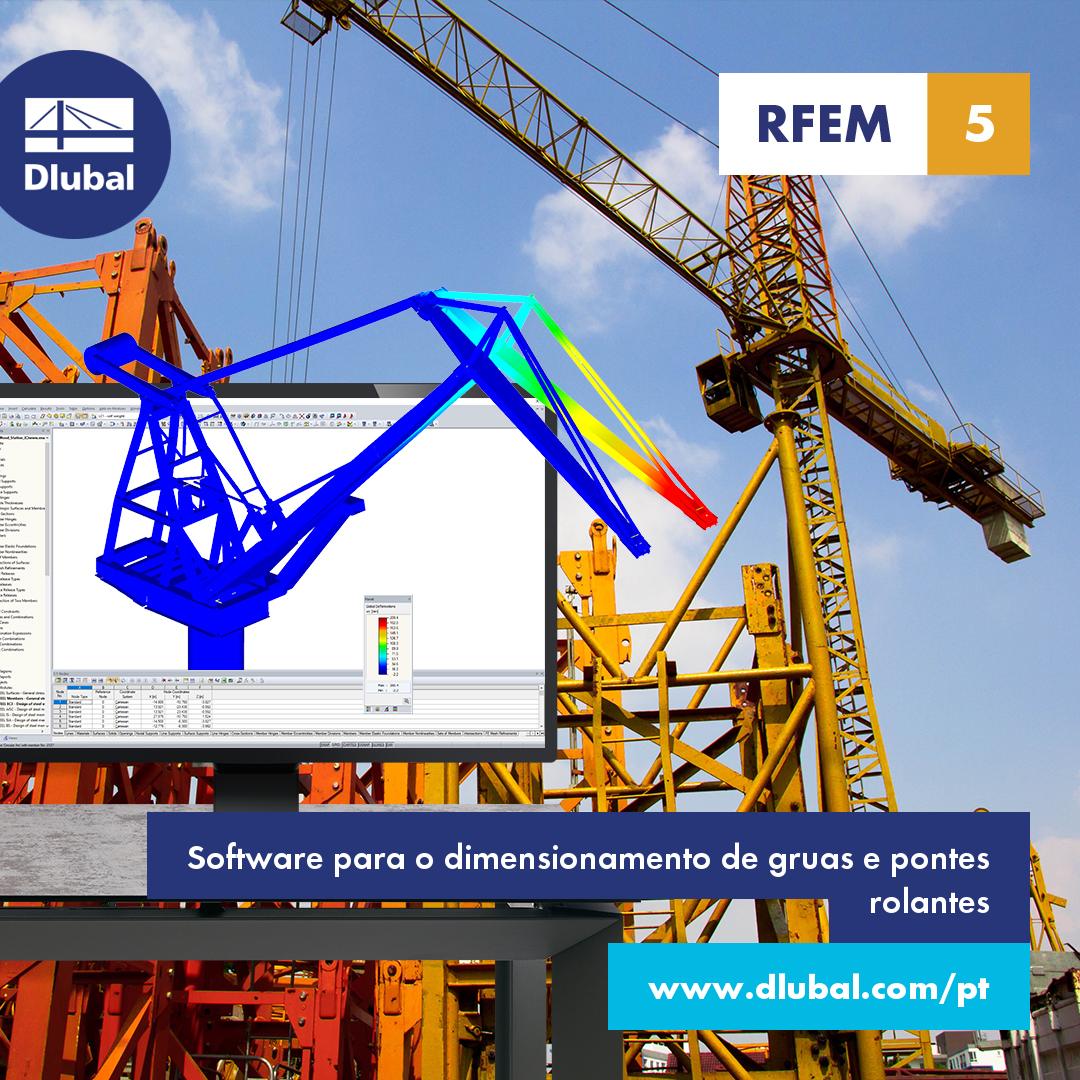 Software para o dimensionamento de gruas e pontes rolantes