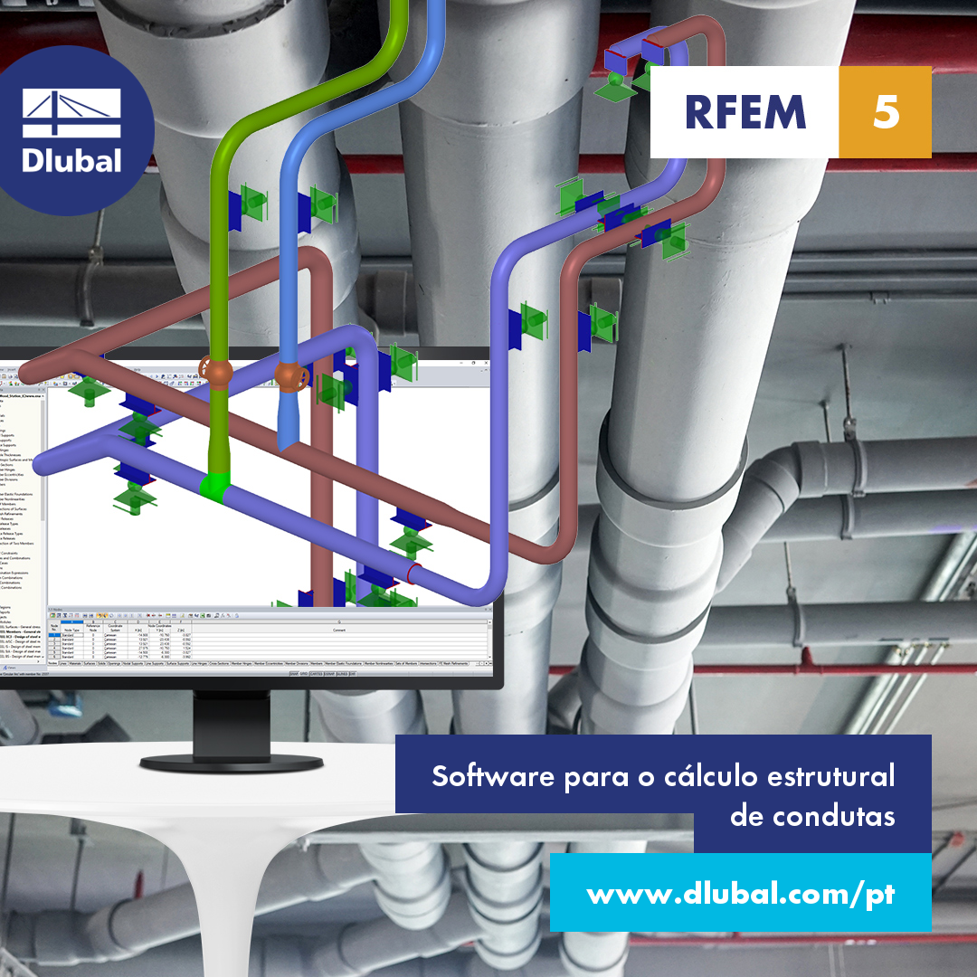 Software para o cálculo estrutural \n de condutas