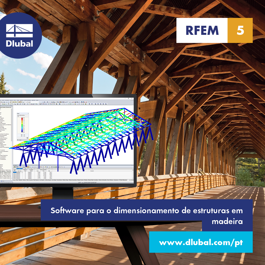 Software de análise e dimensionamento de estruturas em madeira