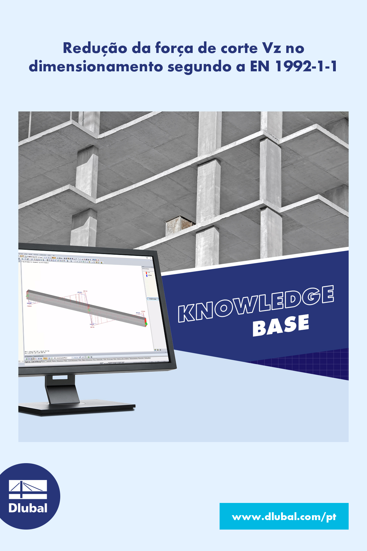 Redução da força de corte Vz no dimensionamento segundo a EN 1992-1-1
