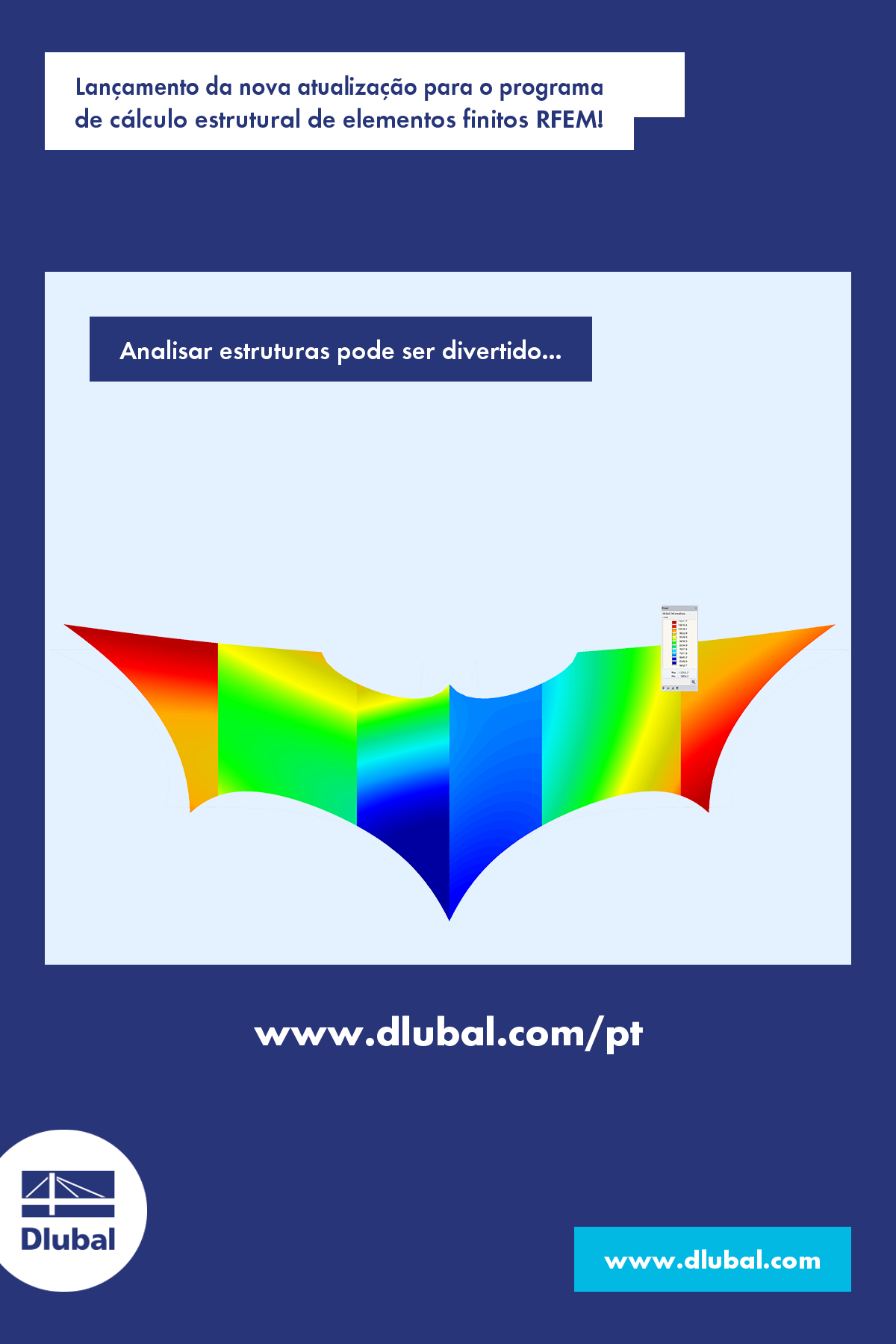 Lançamento da nova atualização para o programa de cálculo estrutural de elementos finitos RFEM!