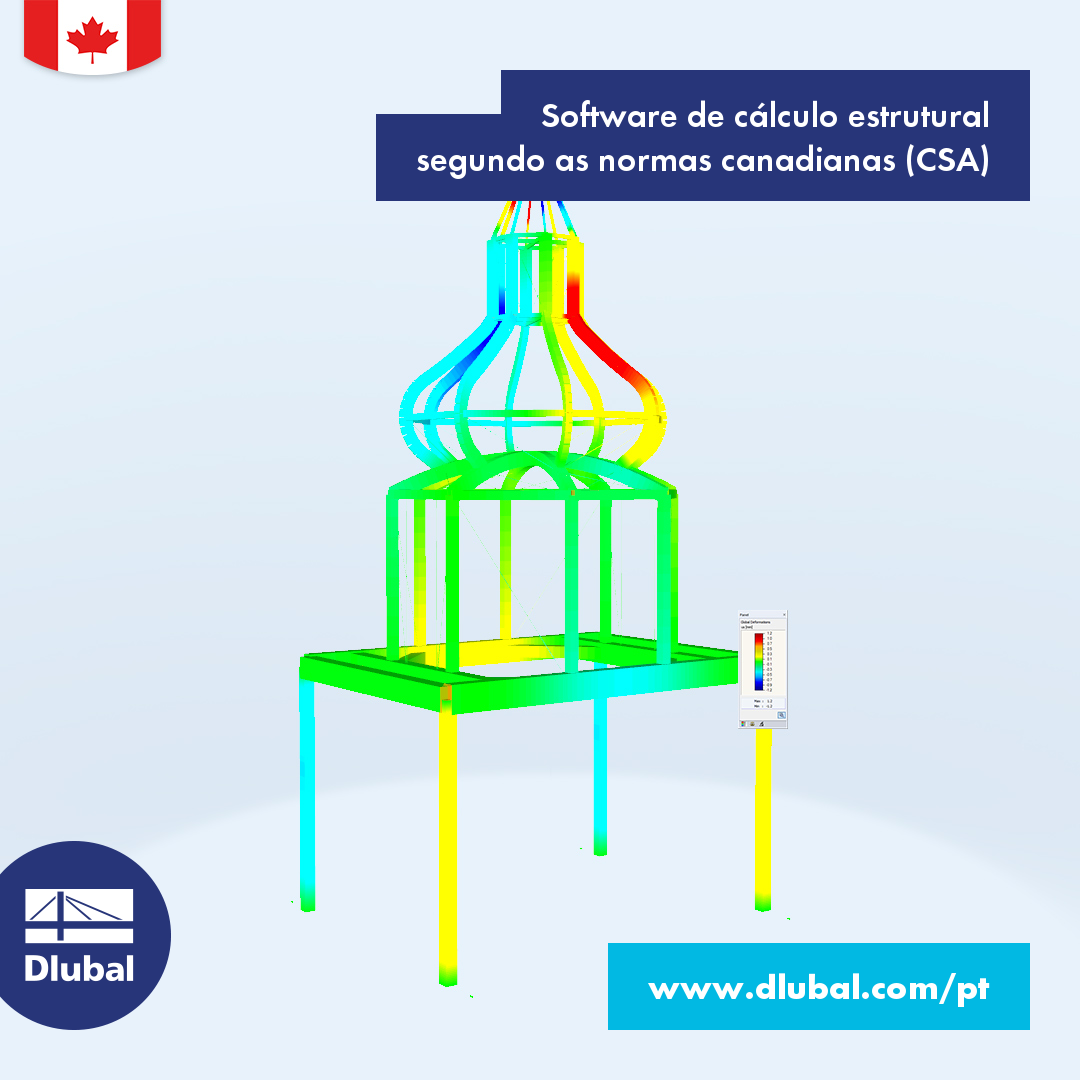 Software de análise estrutural para normas\n canadianas (CSA)