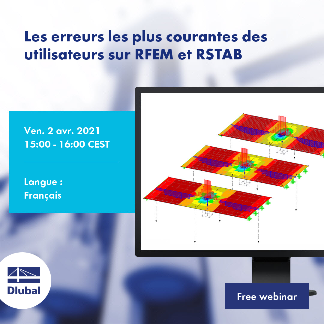 Os erros mais comuns dos utilizadores no RFEM e no RSTAB