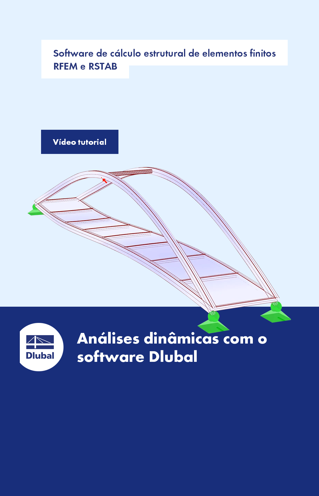 Software de cálculo estrutural de elementos finitos RFEM e RSTAB