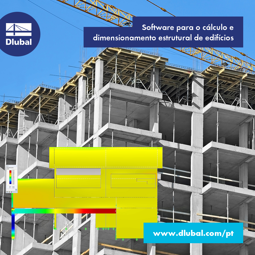 Software para o cálculo e \n dimensionamento estrutural de edifícios