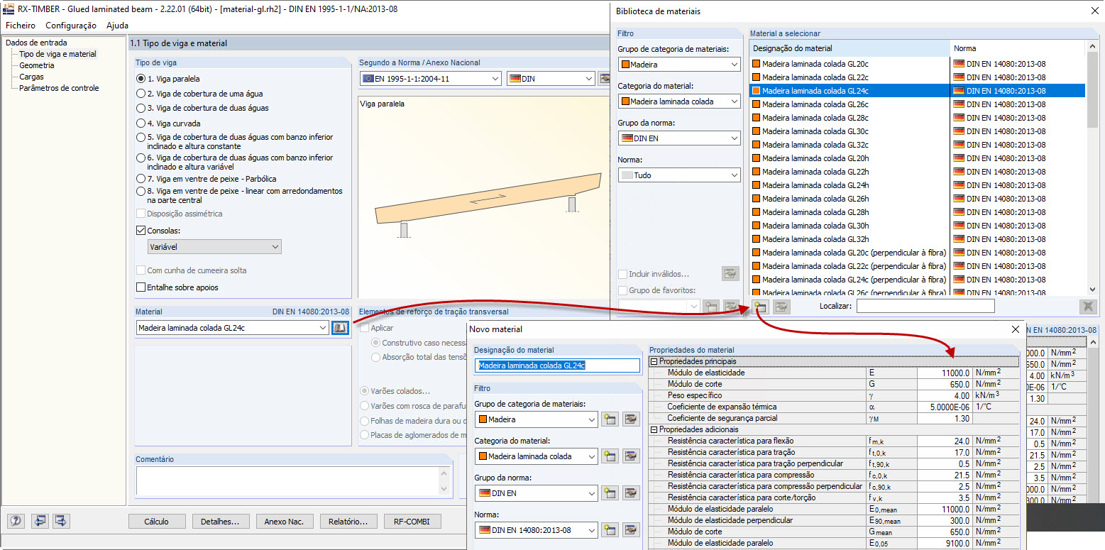 Base de dados de materiais