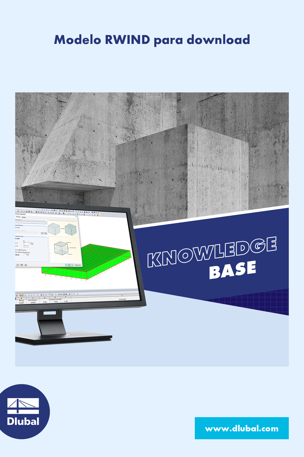 Modelo estrutural RFEM para download