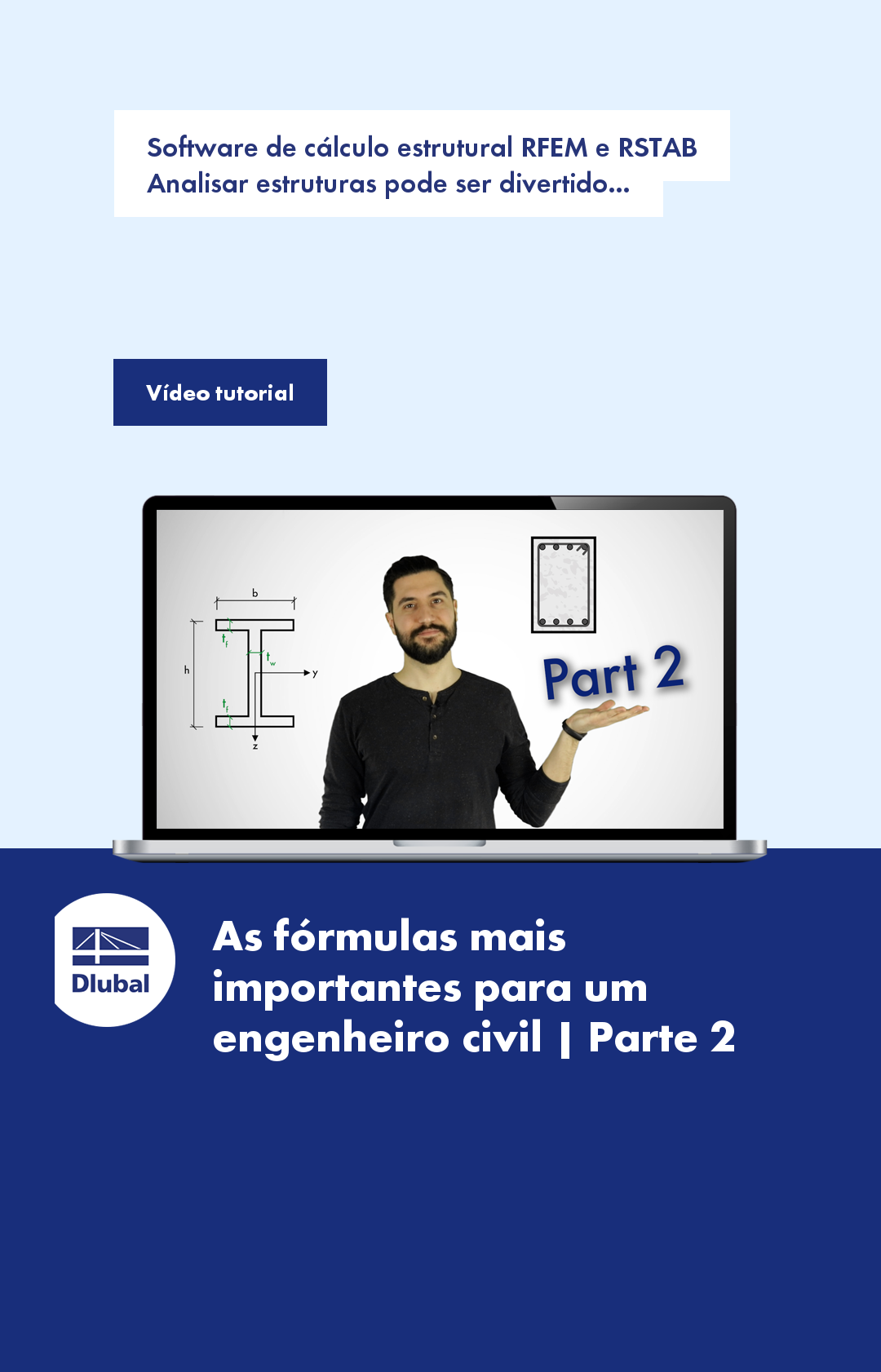 Software de cálculo estrutural RFEM e RSTAB \n Analisar estruturas pode ser divertido...