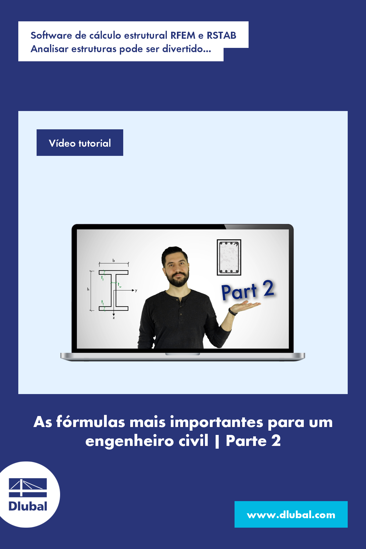 Software de cálculo estrutural RFEM e RSTAB \n Analisar estruturas pode ser divertido...