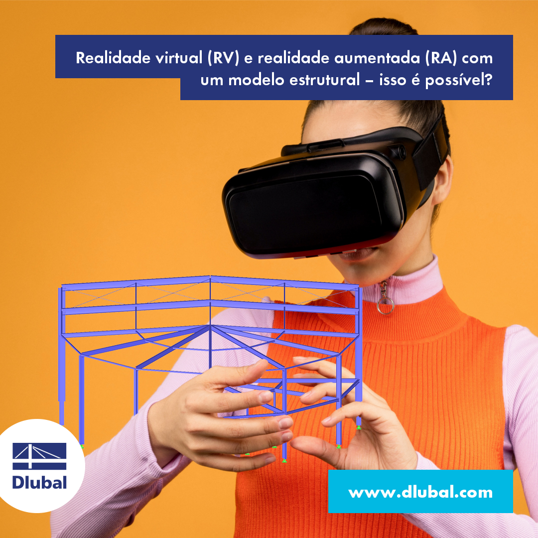 Realidade virtual (RV) e realidade aumentada (RA) com um modelo estrutural – isso é possível?