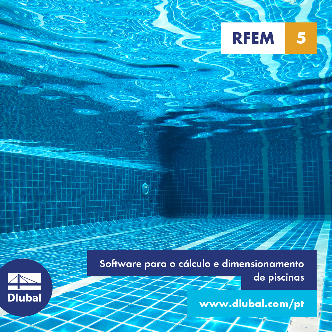 Software para análise estrutural de piscinas