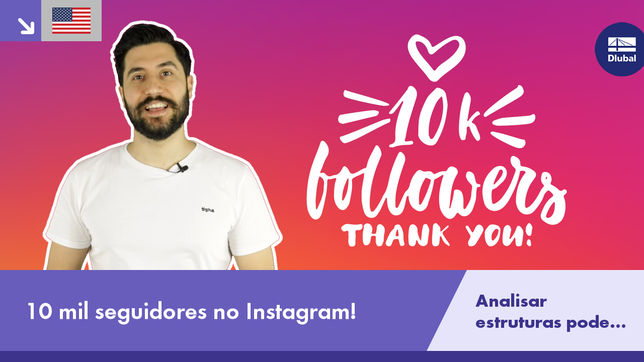 10 mil seguidores no Instagram – Obrigado!